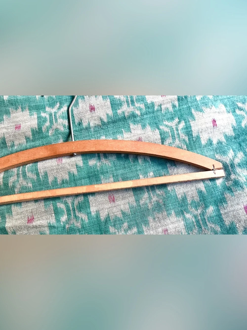 Rare Vintage Korean Tailors San Francisco Wooden Advertising Hanger